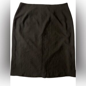 Nygard Collection Womens Black Waist Back Zip Casual A Line Skirt Sz 14 Business